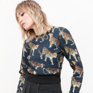 UO Naomi Quilted Crew Neck Sweatshirt NWT | Sz M